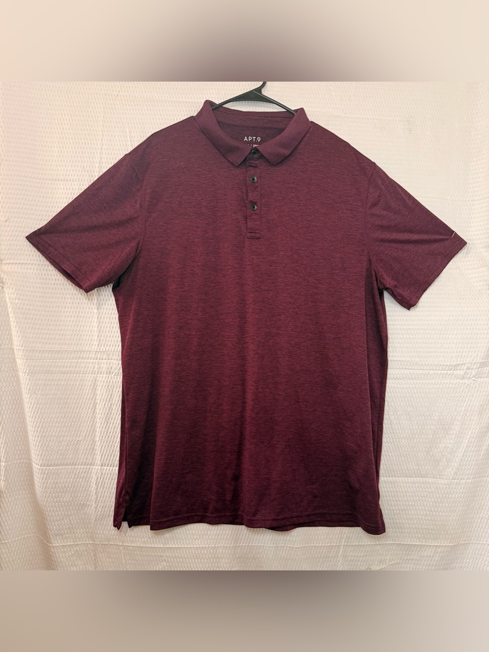 APT. 9 XXLT Men’s Burgundy Polo Shirt